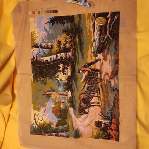 Vintage needlepoint kit